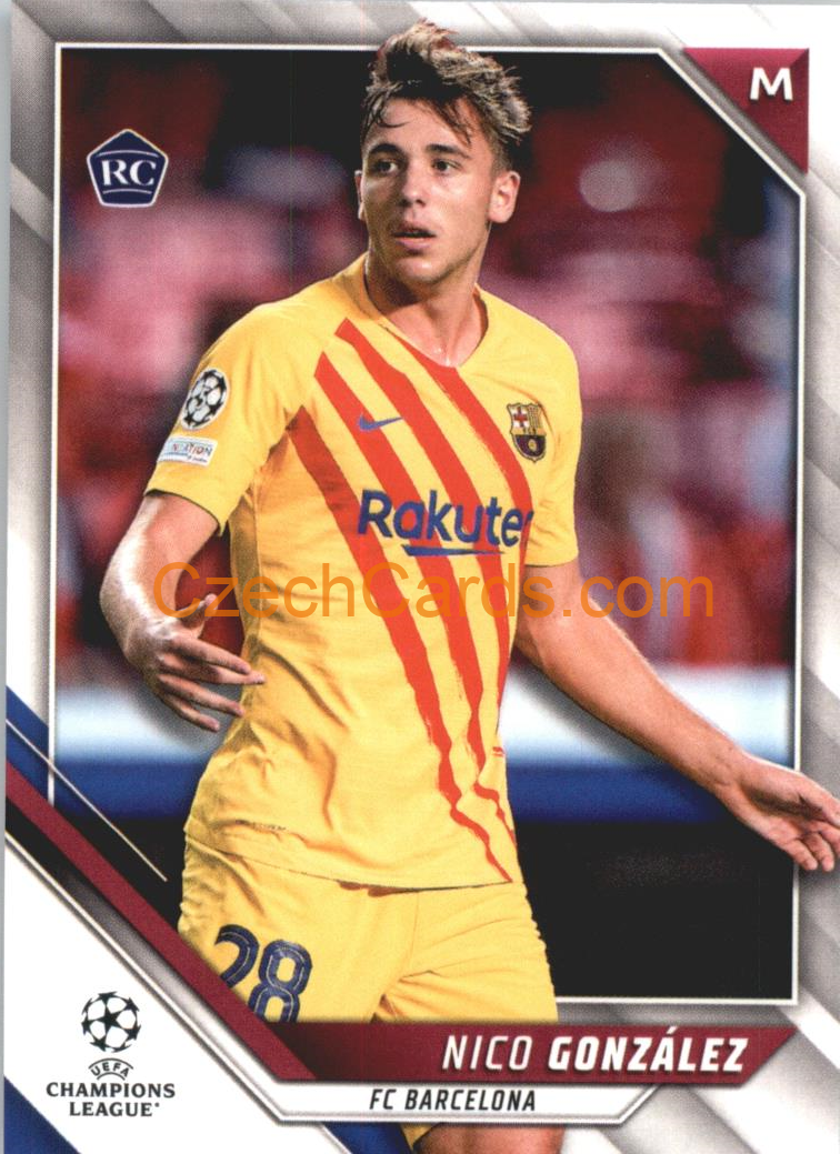 Nico Gonzalez 2021/22 Topps UCL #107 RC