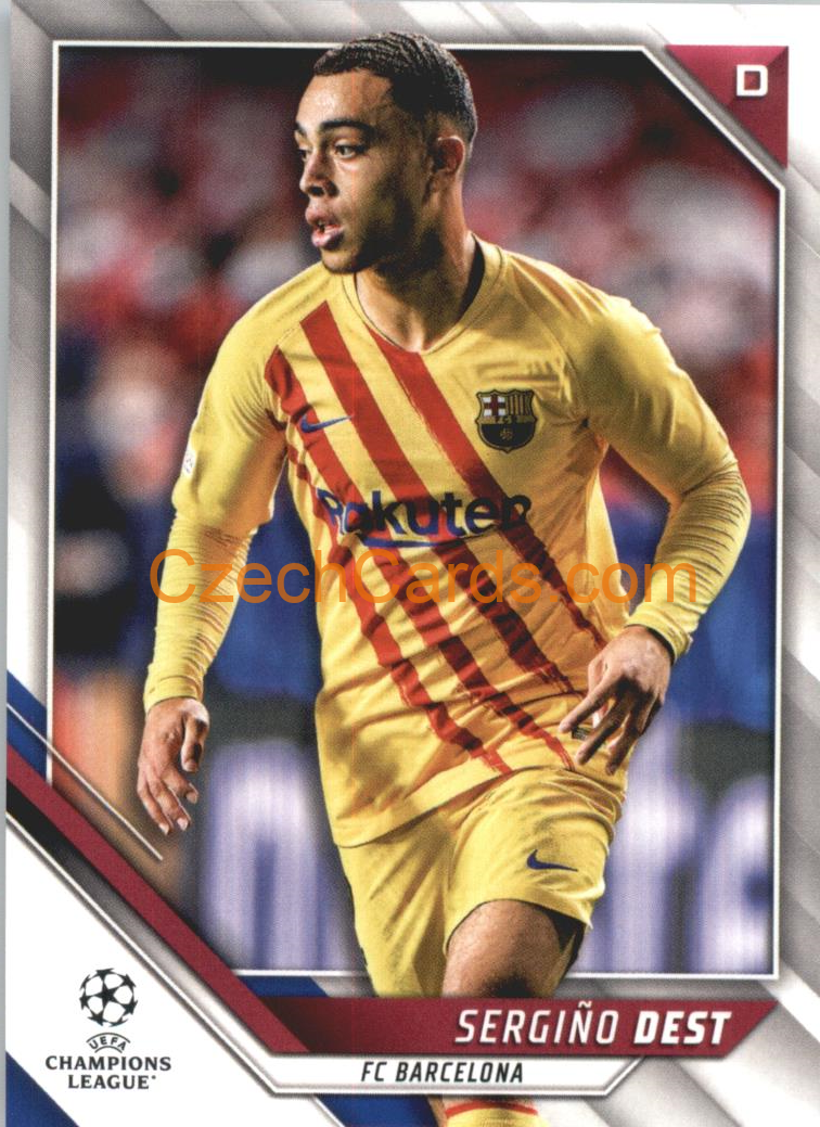 Sergino Dest 2021/22 Topps UCL #111