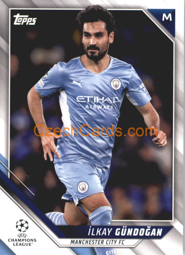 Ilkay Gundogan 2021/22 Topps UCL #114