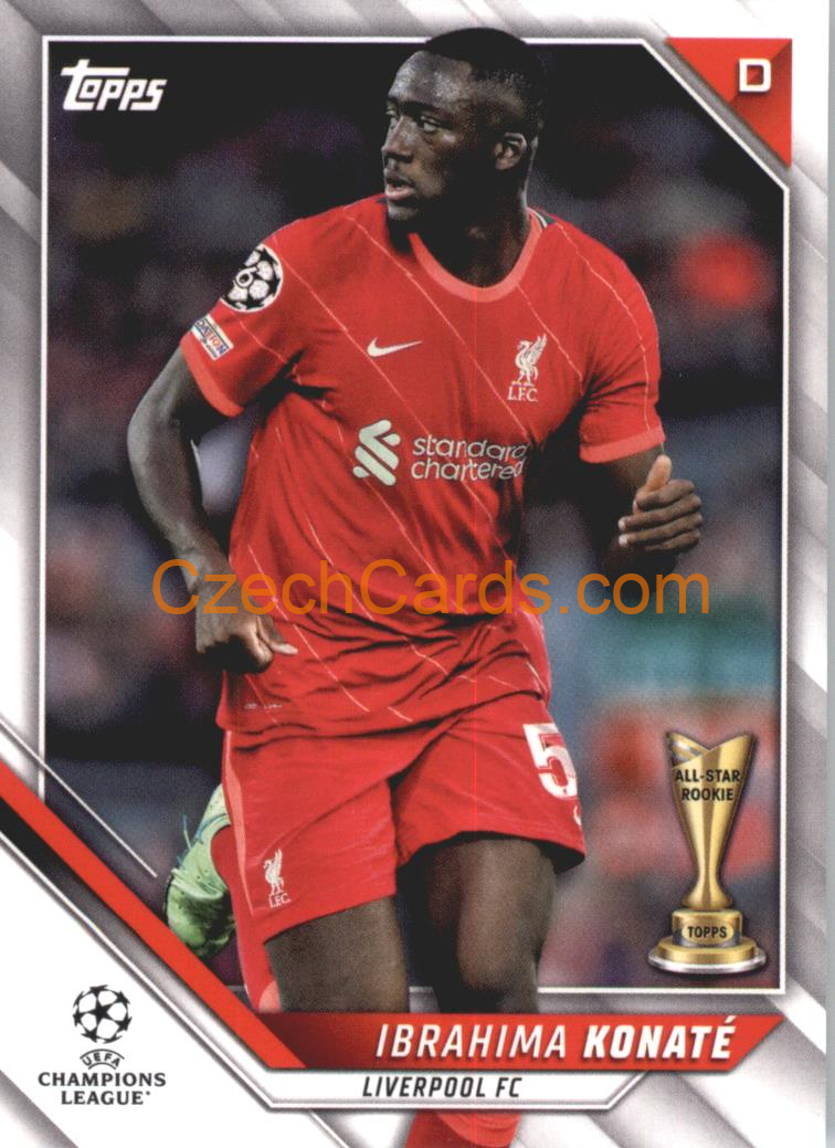 Ibrahima Konate 2021/22 Topps UCL #117 RC