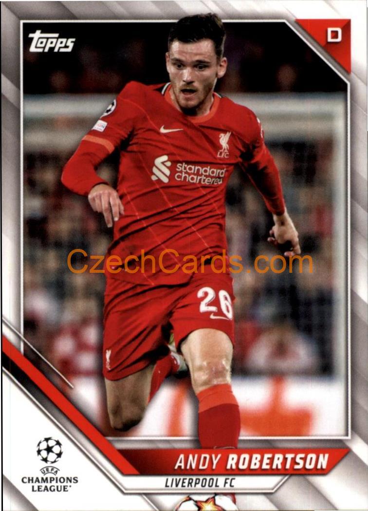 Andy Robertson 2021/22 Topps UCL #120