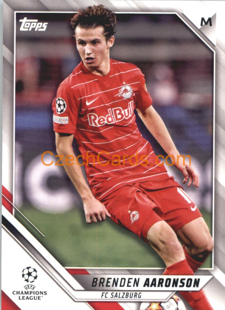 Brenden Aaronson 2021/22 Topps UCL #122