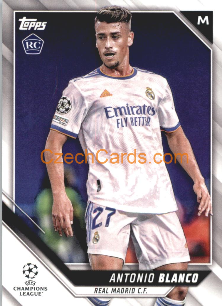 Antonio Blanco 2021/22 Topps UCL #124 RC