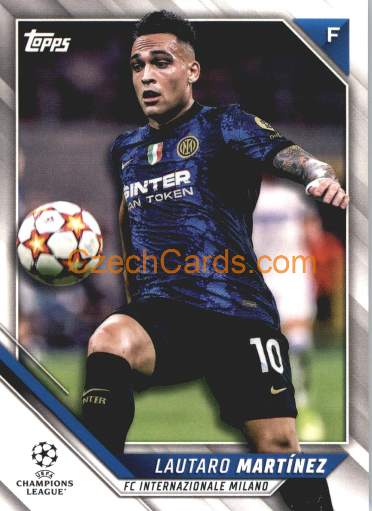 Lautaro Martinez 2021/22 Topps UCL #125