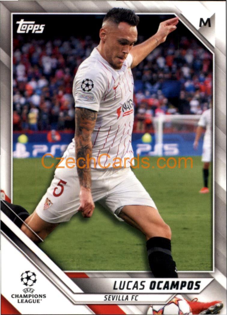 Lucas Ocampos 2021/22 Topps UCL #130