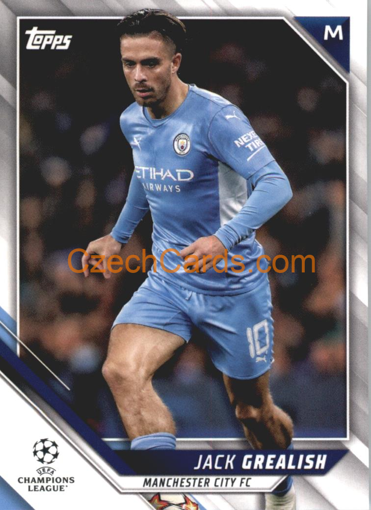 Jack Grealish 2021/22 Topps UCL #132