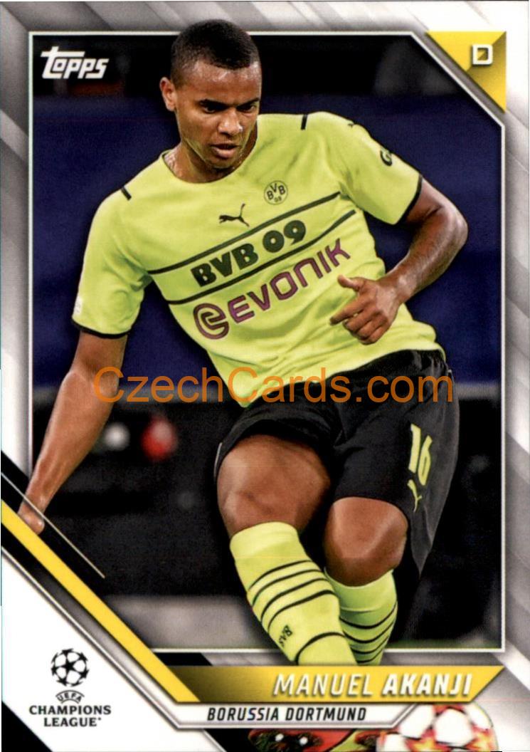 Manuel Akanji 2021/22 Topps UCL #134