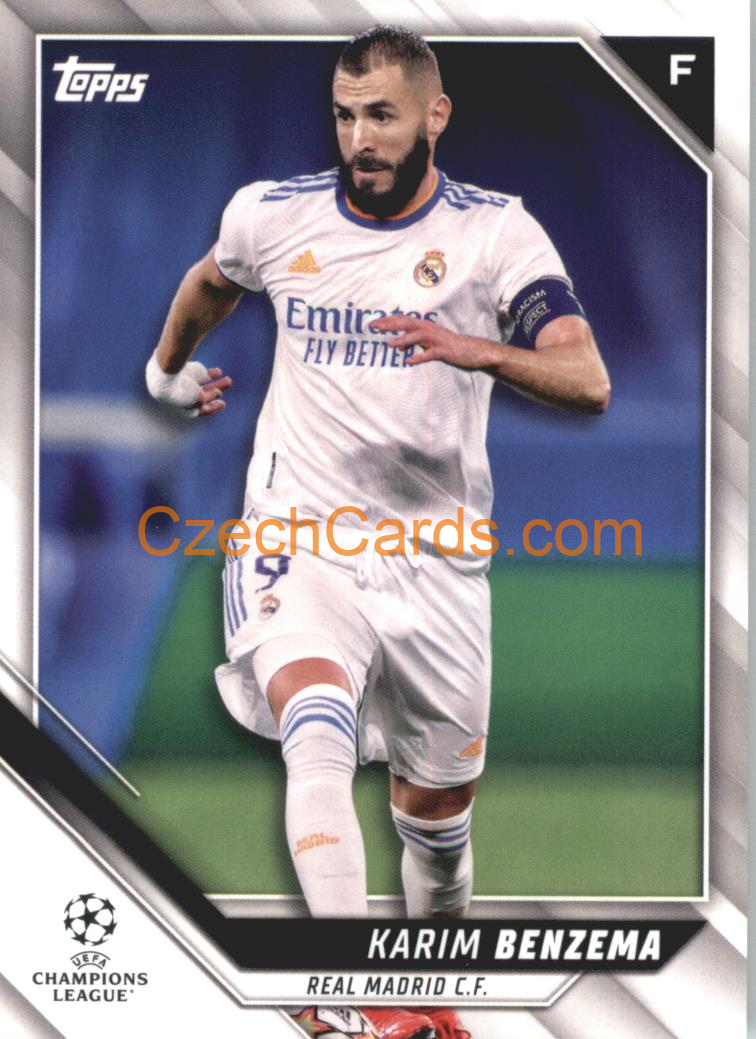 Karim Benzema 2021/22 Topps UCL #135