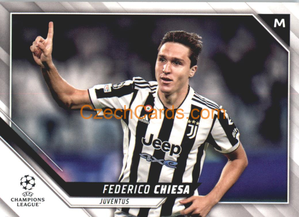 Federico Chiesa 2021/22 Topps UCL #137