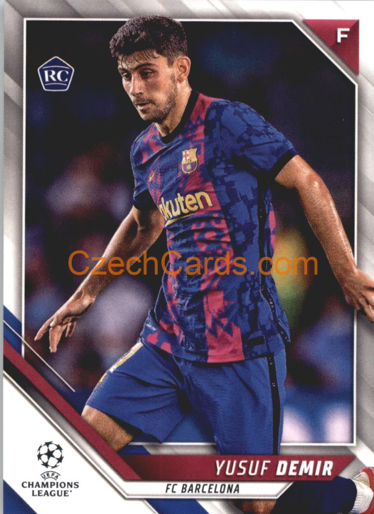 Yusuf Demir 2021/22 Topps UCL #140 RC