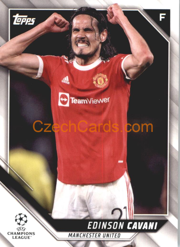Edinson Cavani 2021/22 Topps UCL #145