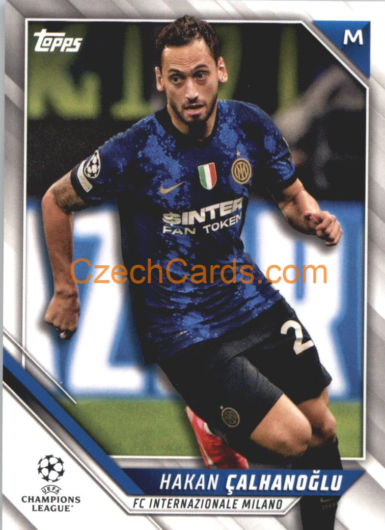 Hakan Calhanoglu 2021/22 Topps UCL #148