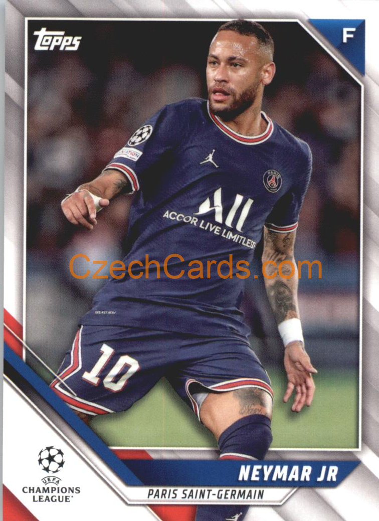 Neymar Jr 2021/22 Topps UCL #150