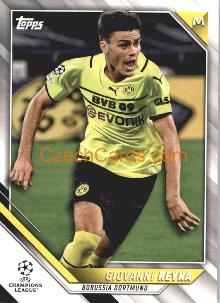 Giovanni Reyna 2021/22 Topps UCL #153