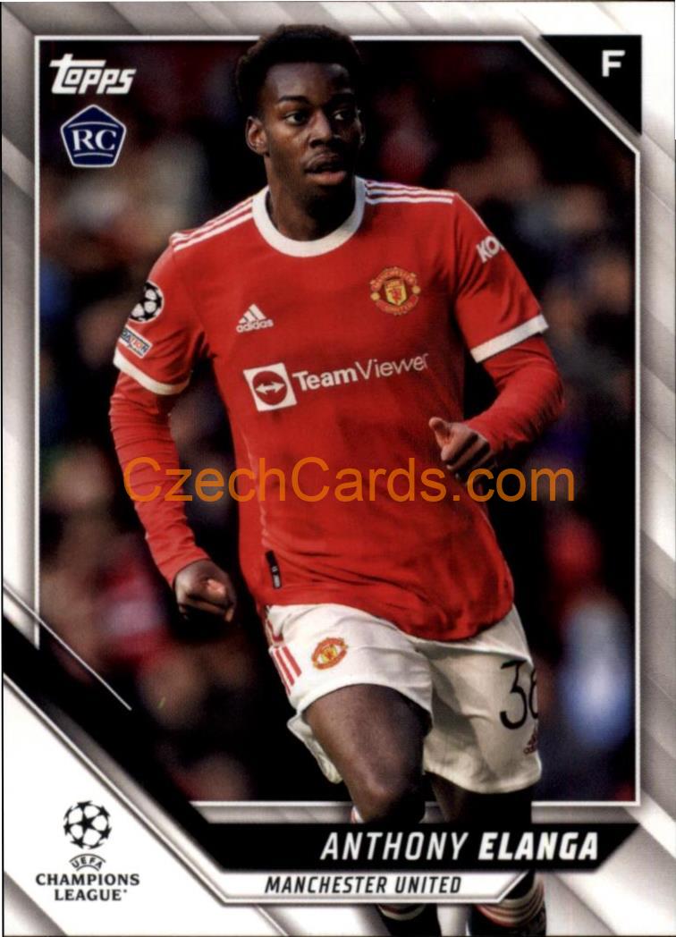 Anthony Elanga 2021/22 Topps UCL #154 RC