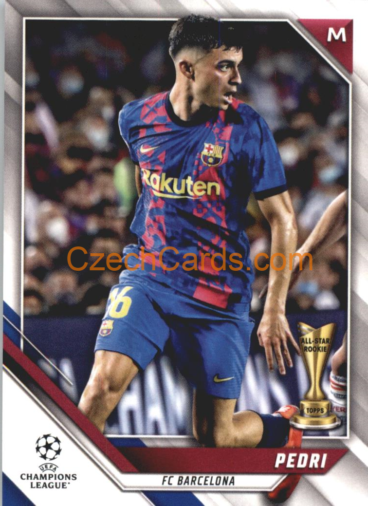 Pedri 2021/22 Topps UCL #155