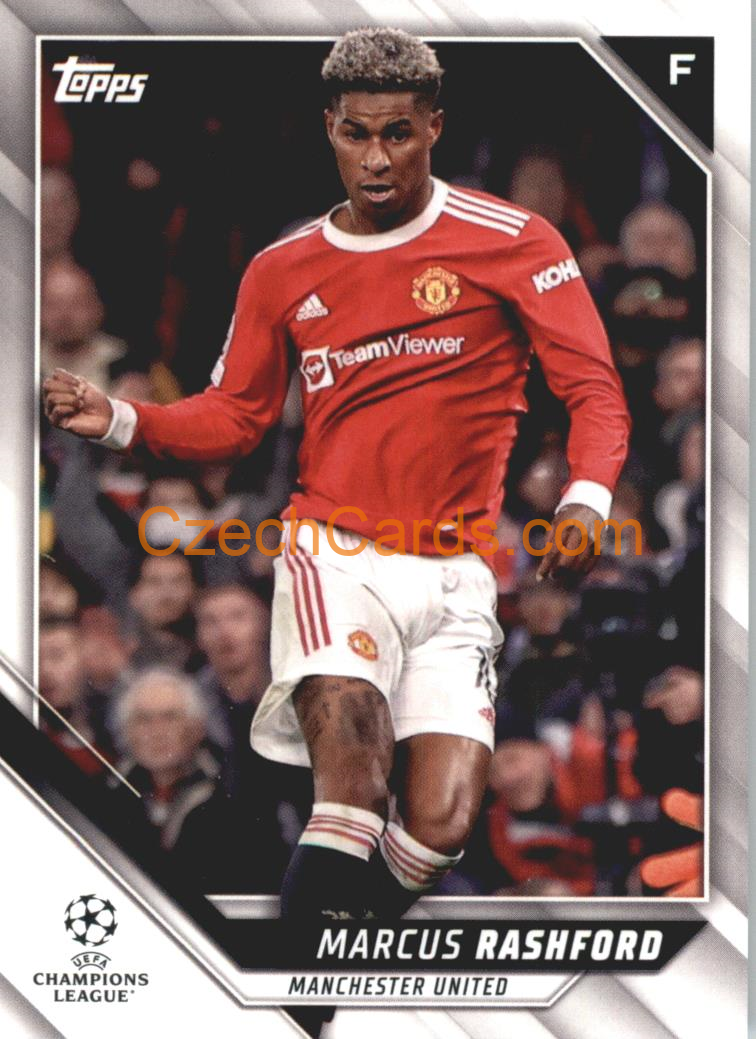 Marcus Rashford 2021/22 Topps UCL #156