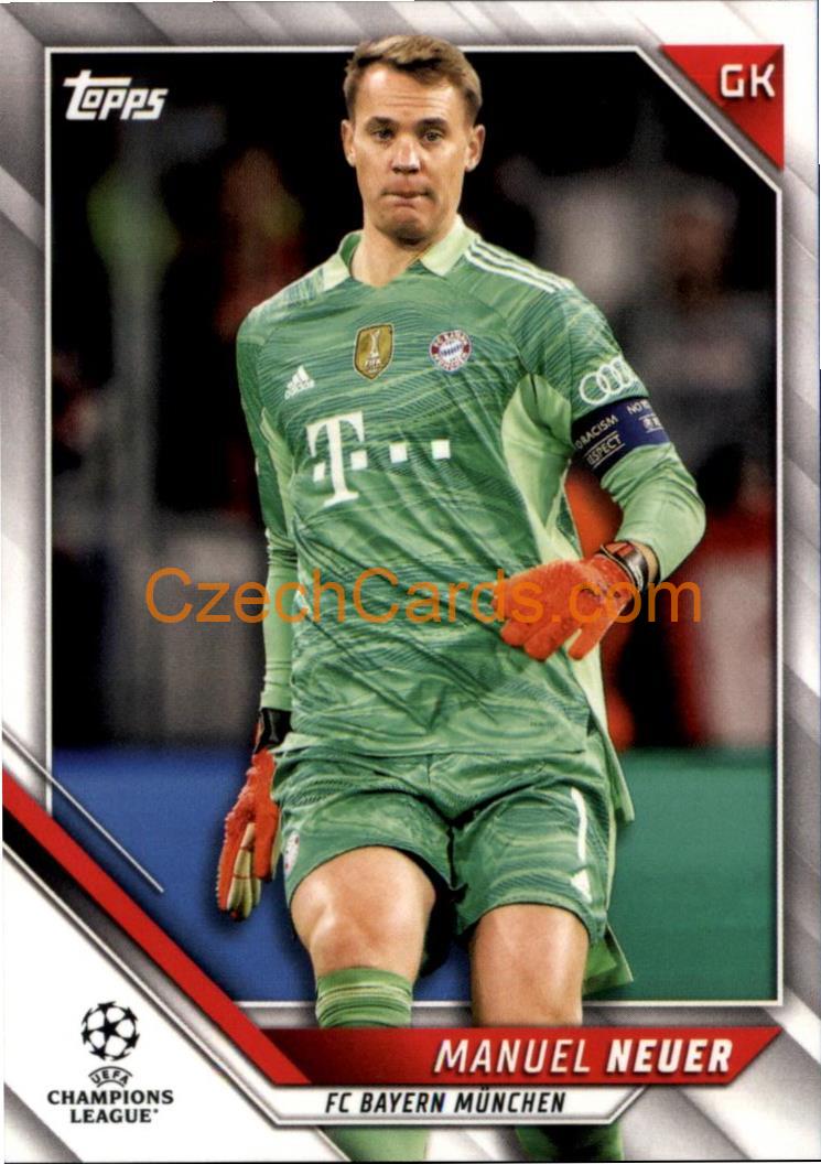Manuel Neuer 2021/22 Topps UCL #159