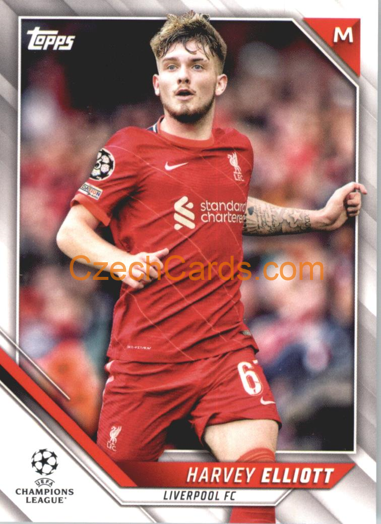 Harvey Elliott 2021/22 Topps UCL #162