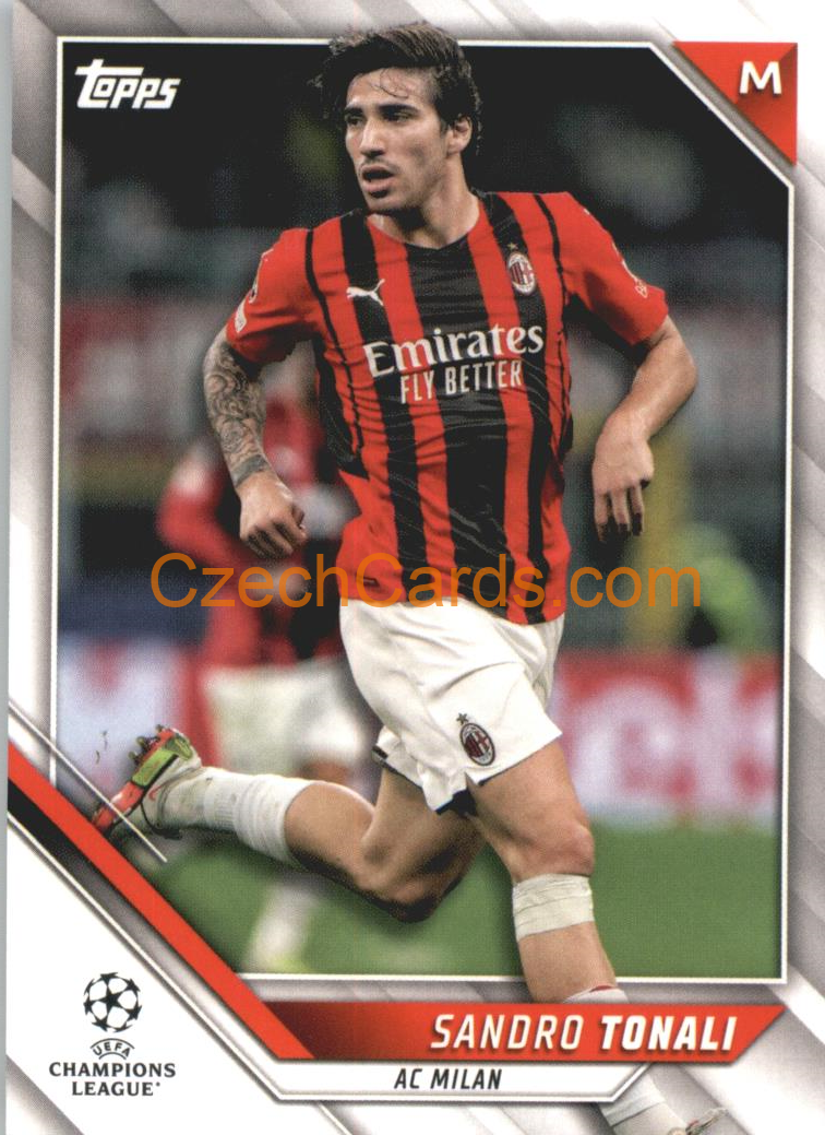 Sandro Tonali 2021/22 Topps UCL #165