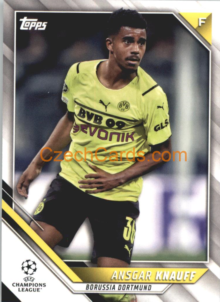 Ansgar Knauff 2021/22 Topps UCL #169
