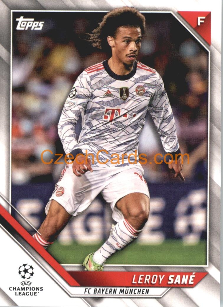 Leroy Sane 2021/22 Topps UCL #170