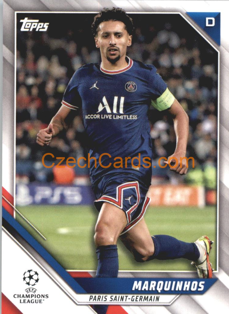 Marquinhos 2021/22 Topps UCL #171