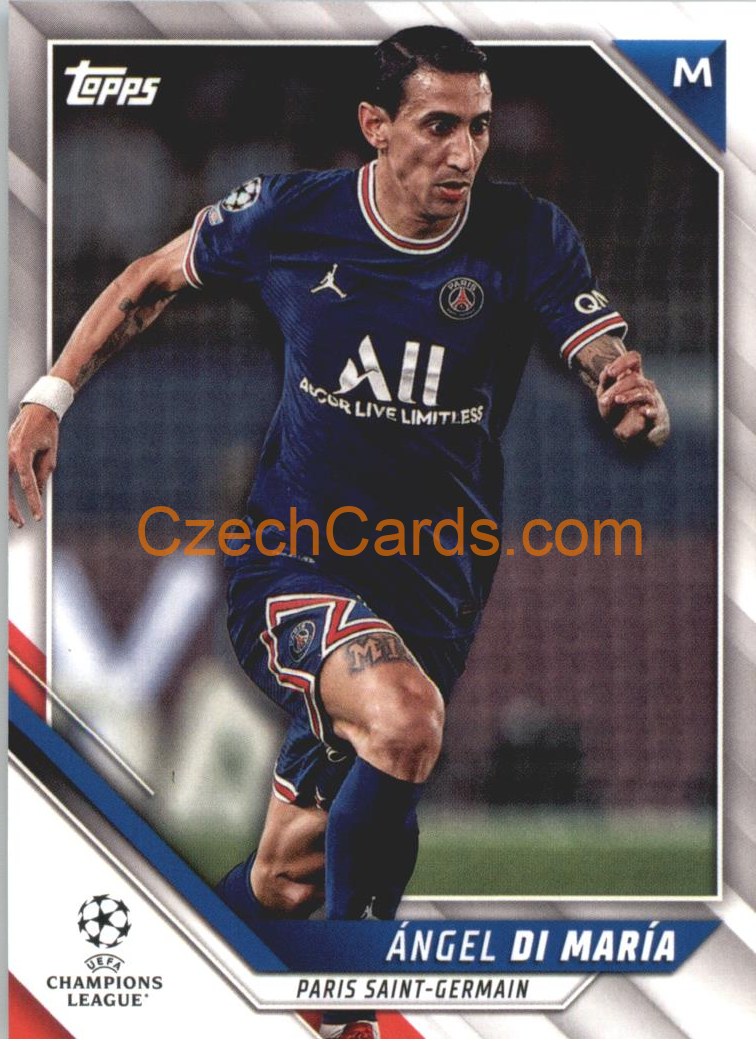 Angel Di Maria 2021/22 Topps UCL #175
