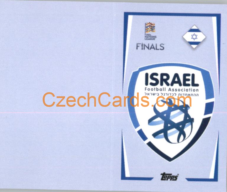Israel Team Badge  2022/23 Topps Nations League #14