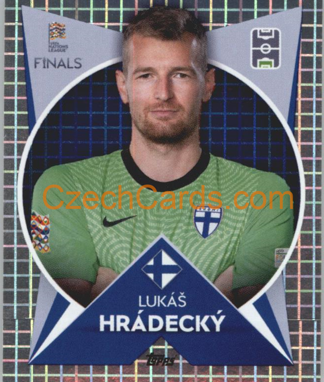 Lukáš Hrádecký 2022/23 Topps Nations League foil #32