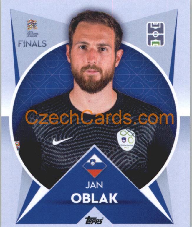 Jan Oblak 2022/23 Topps Nations League #33