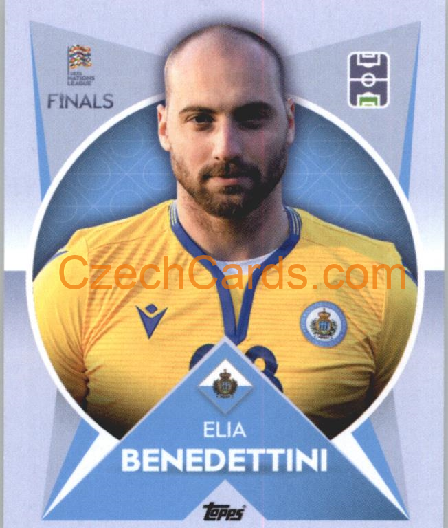 Elia Benedettini  2022/23 Topps Nations League #35