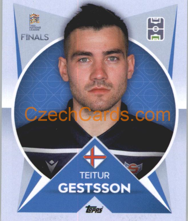 Teitur Gestsson 2022/23 Topps Nations League #39