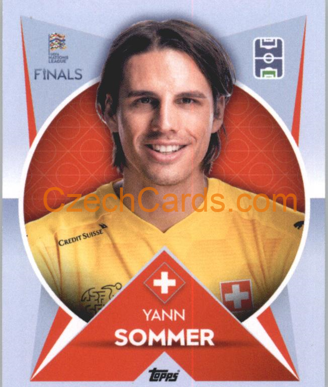 Yann Sommer 2022/23 Topps Nations League #40