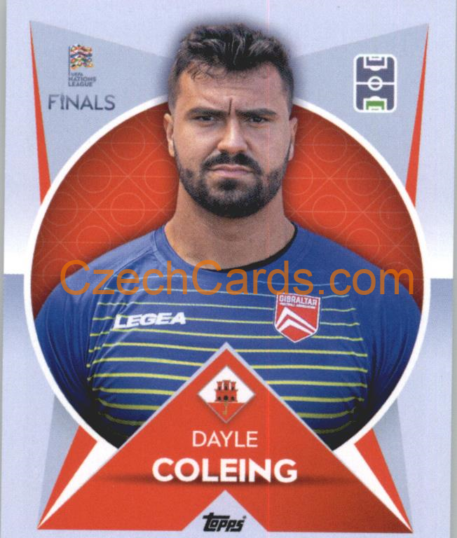 Dayle Coleing 2022/23 Topps Nations League #43