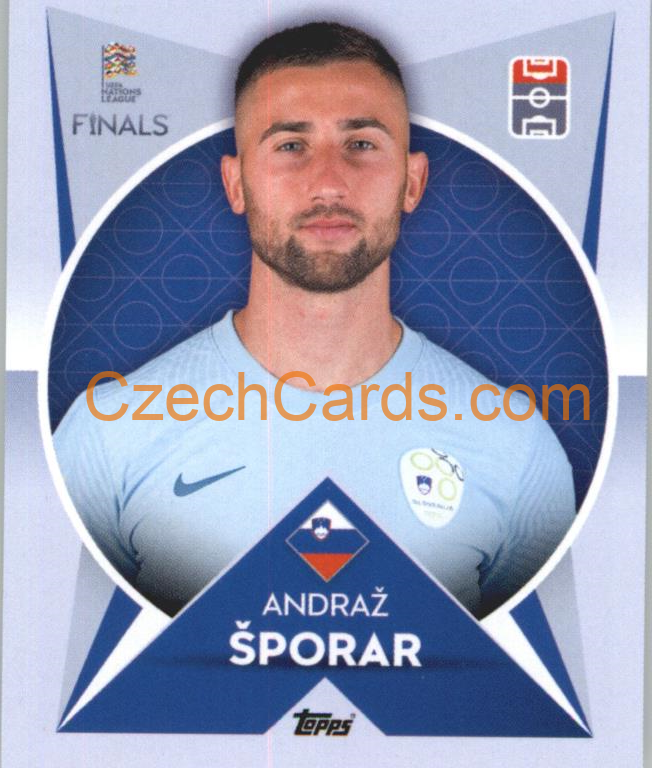Andraž Šporar 2022/23 Topps Nations League #51