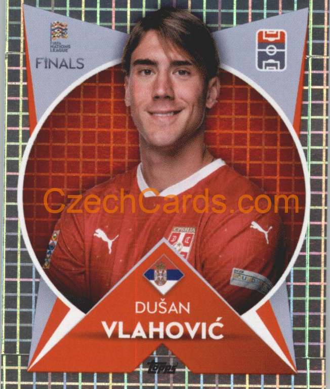 Dušan Vlahović 2022/23 Topps Nations League foil #53