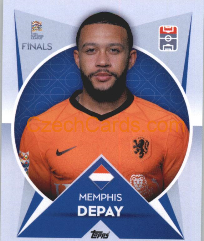 Memphis Depay 2022/23 Topps Nations League #56