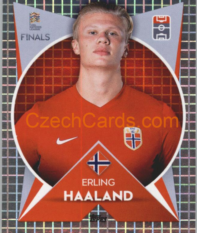 Erling Haaland 2022/23 Topps Nations League foil #61