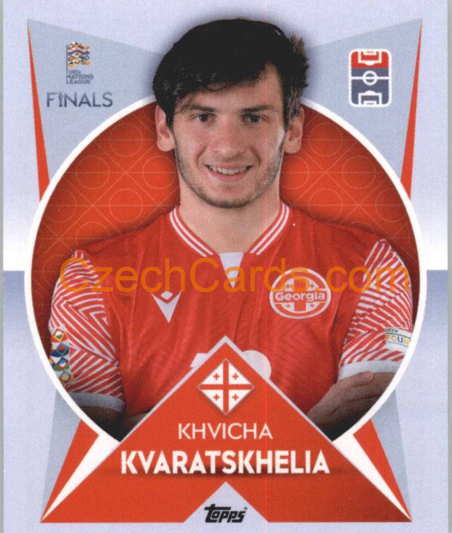 Khvicha Kvaratskhelia 2022/23 Topps Nations League #67