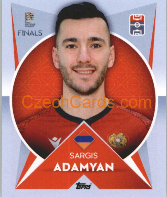Sargis Adamyan 2022/23 Topps Nations League #68