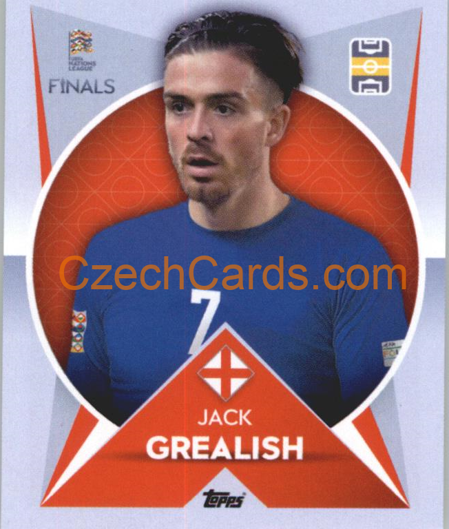 Jack Grealish 2022/23 Topps Nations League #78