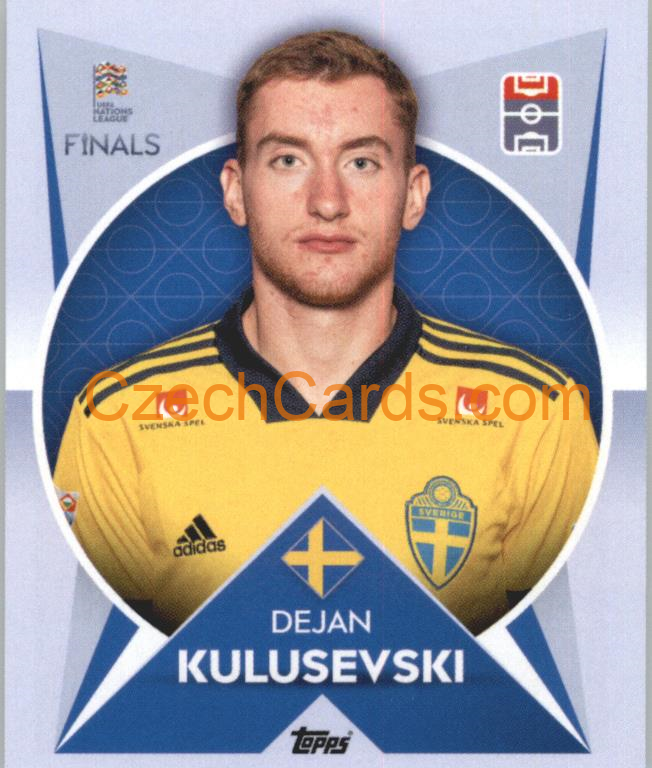 Dejan Kulusevski 2022/23 Topps Nations League #93