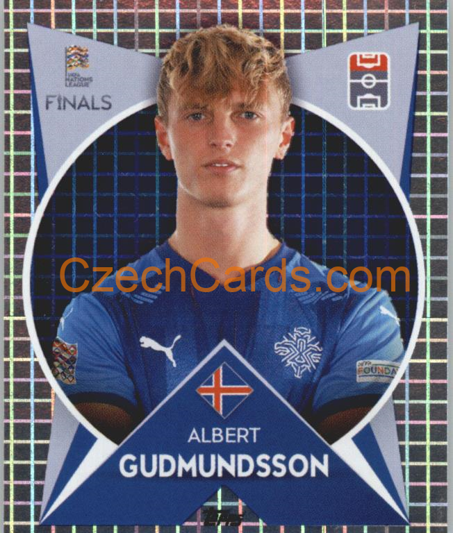 Albert Gudmundsson 2022/23 Topps Nations League foil #95