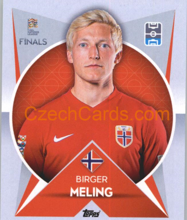 Birger Meling 2022/23 Topps Nations League #99