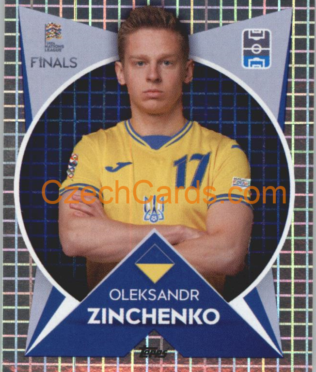 Oleksandr Zinchenko 2022/23 Topps Nations League foil #101