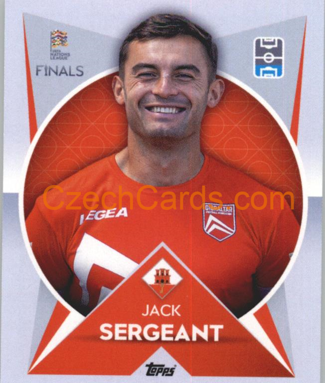Jack Sergeant 2022/23 Topps Nations League #102