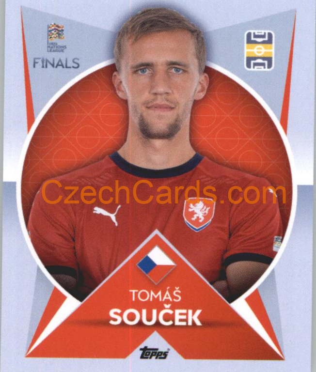 Tomáš Souček 2022/23 Topps Nations League #109