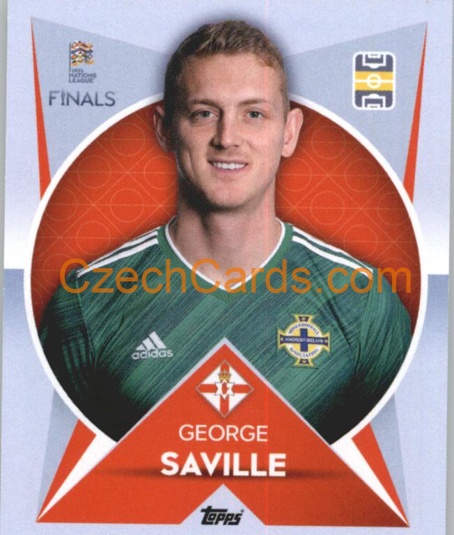 George Saville 2022/23 Topps Nations League #120