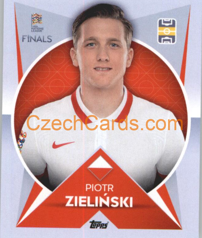 Piotr Zieliński 2022/23 Topps Nations League #124
